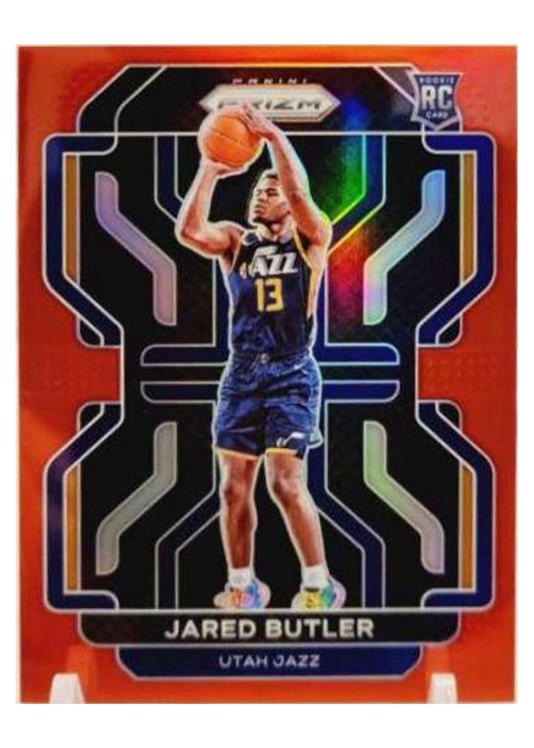 2021-22 Panini Prizm Base Set Jared Butler Red Choice Prizm #290 card