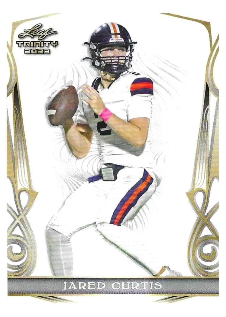2023 Leaf Trinity Mega Box Jared Curtis #30 card