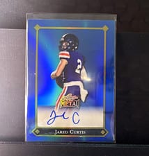 2025 Leaf Metal 92 Autographs Jared Curtis #92L-JC1 card