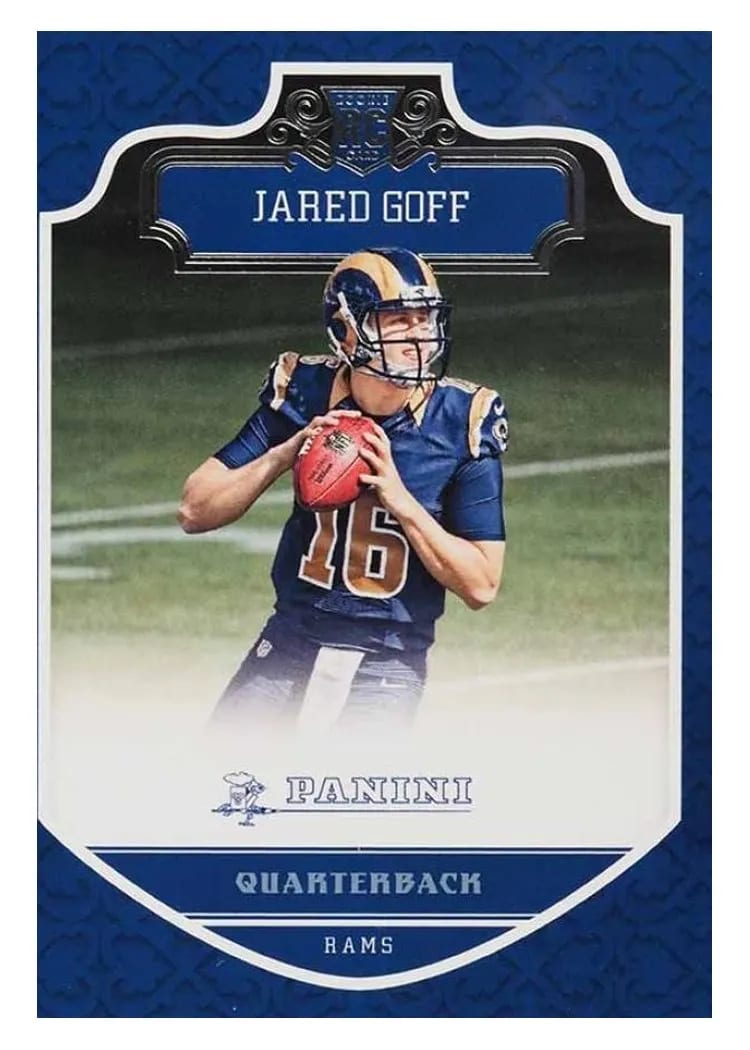 2016 Panini Jared Goff #218 card
