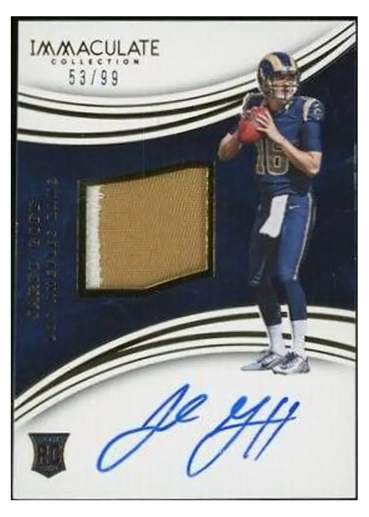 Jared Goff, 2016 Panini Immaculate
