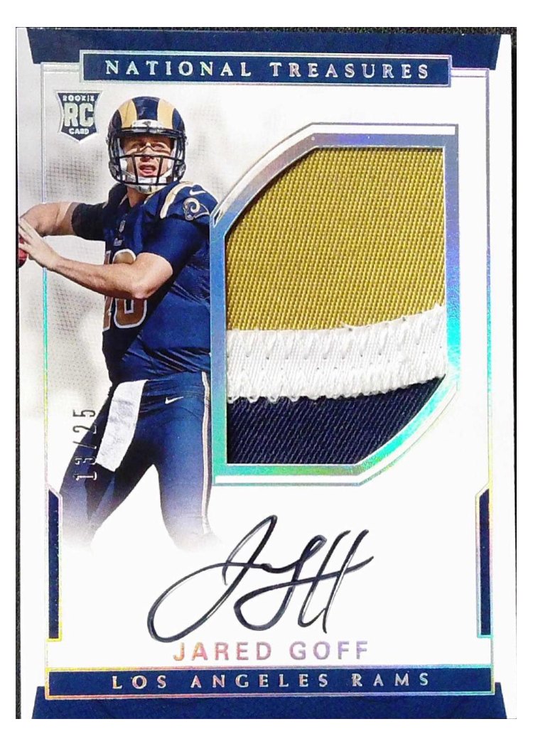 2016 Panini National Treasures Jared Goff #101 card