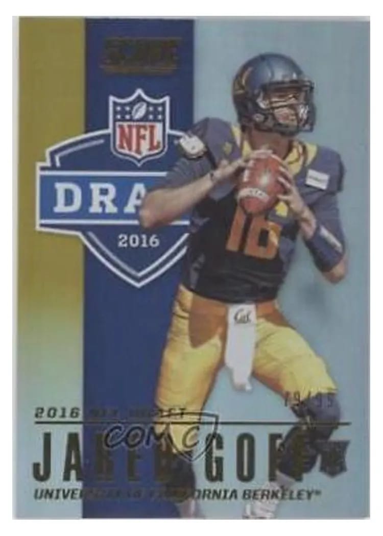 2016 Panini Score NFL Draft Jared Goff #2 card