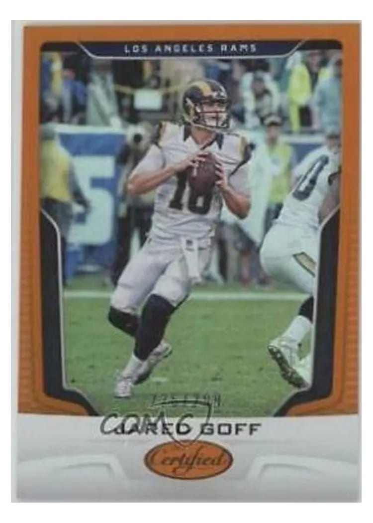 2017 Panini Certified Jared Goff #65 card