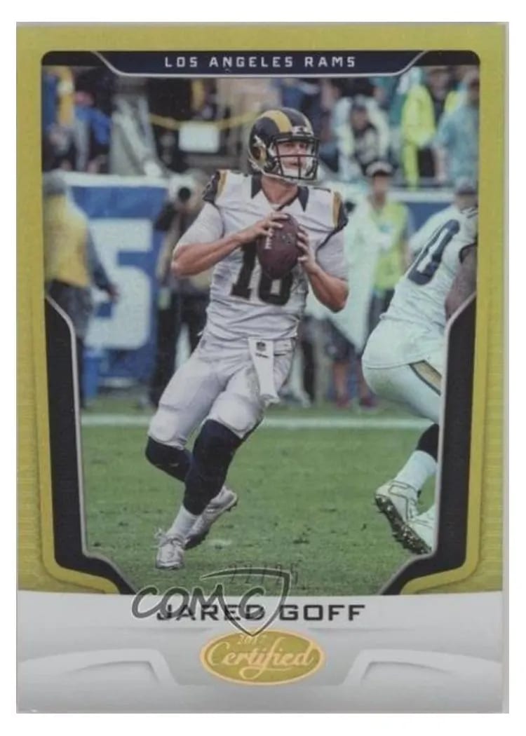 2017 Panini Certified Jared Goff #65 card