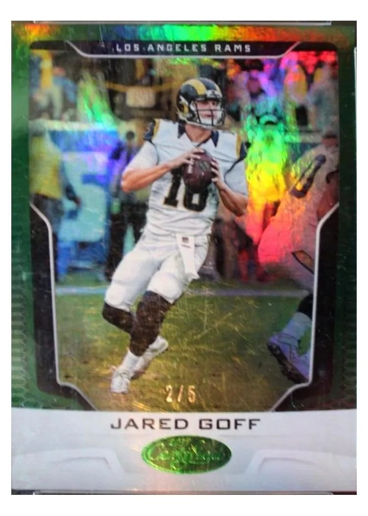 2017 Panini Certified Jared Goff #65 card