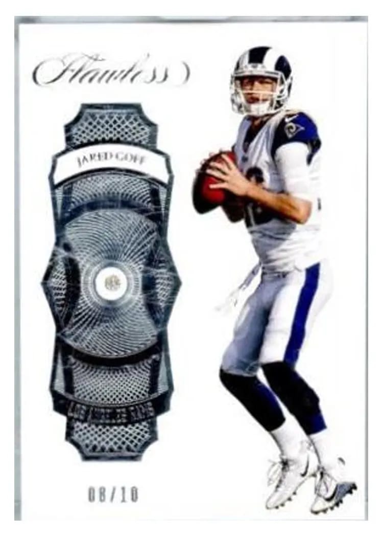 2017 Panini Flawless Jared Goff #48 card