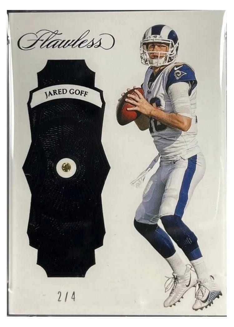 2017 Panini Flawless Jared Goff Chocolate Diamond #48 card