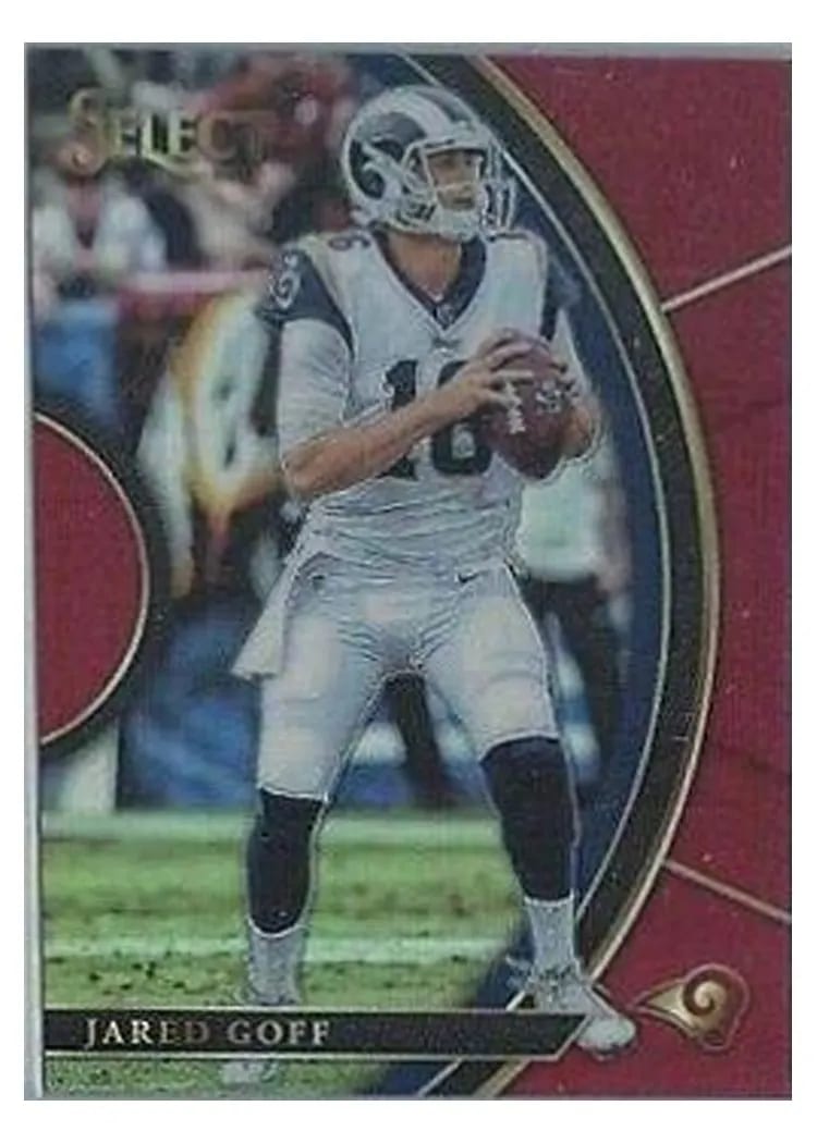 2017 Panini Select Base Set Jared Goff #3 card