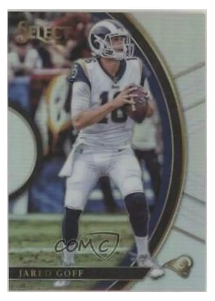 2017 Panini Select Base Set Jared Goff #3 card