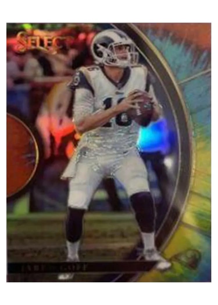 2017 Panini Select Base Set Jared Goff #3 card