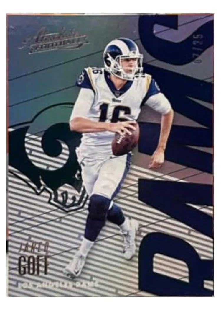 2018 Panini Absolute Jared Goff #52 card