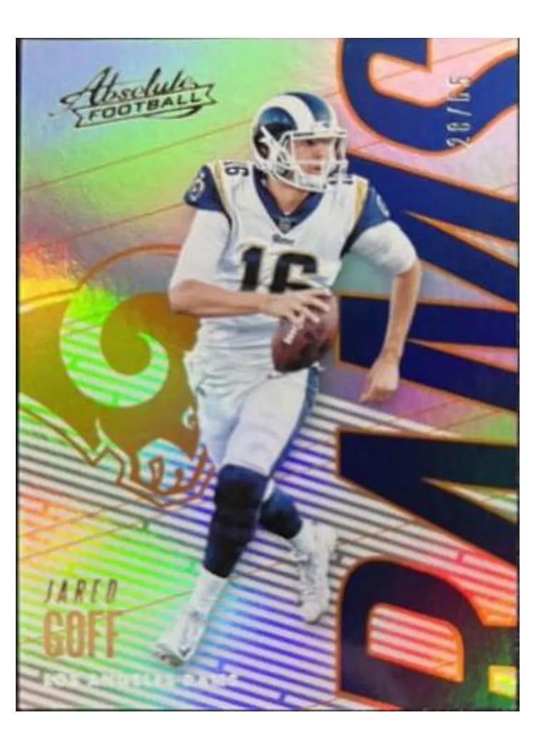 2018 Panini Absolute Jared Goff #52 card