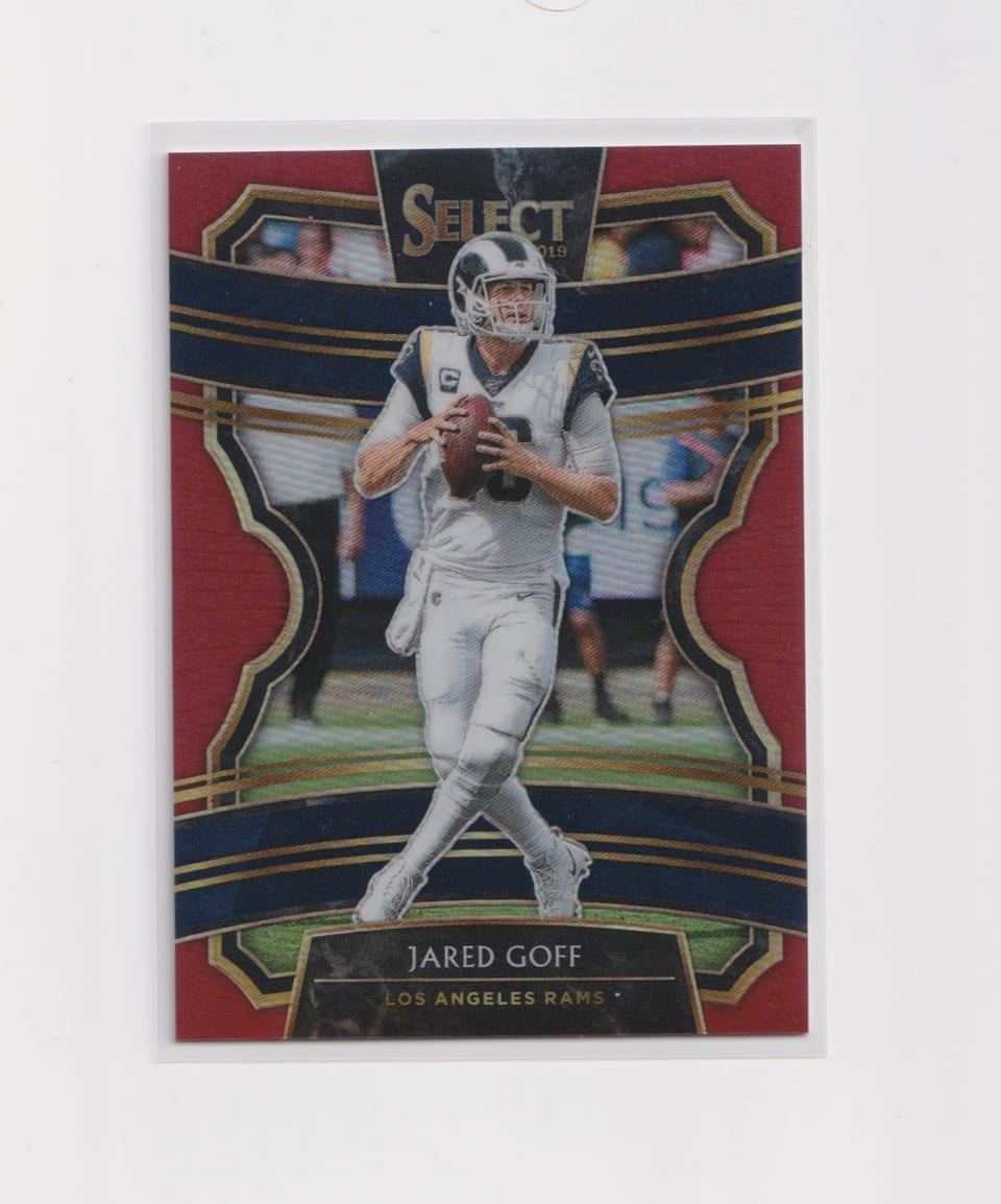2019 Panini Select Jared Goff #93 card