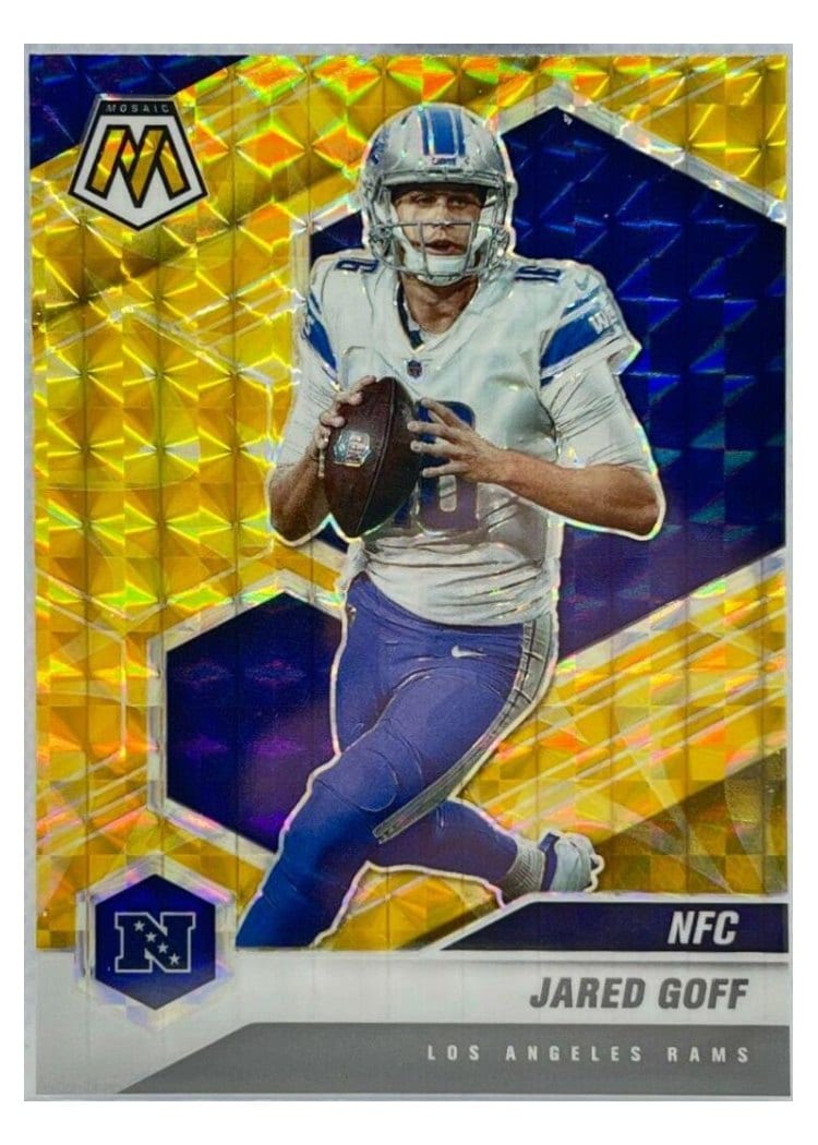 2021 Panini Mosaic Base Set Jared Goff #207 card