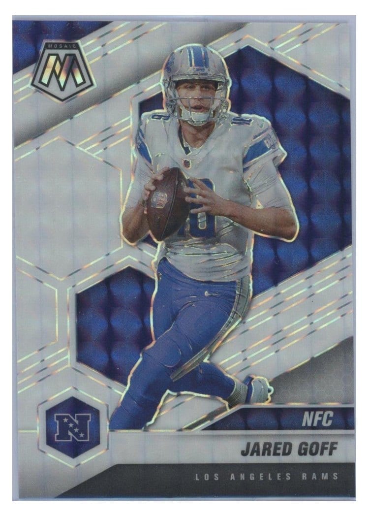 2021 Panini Mosaic Base Set Jared Goff #207 card