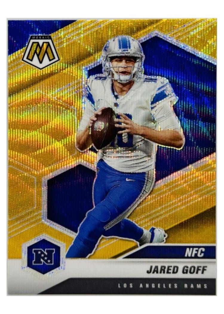 2021 Panini Mosaic Base Set Jared Goff #207 card