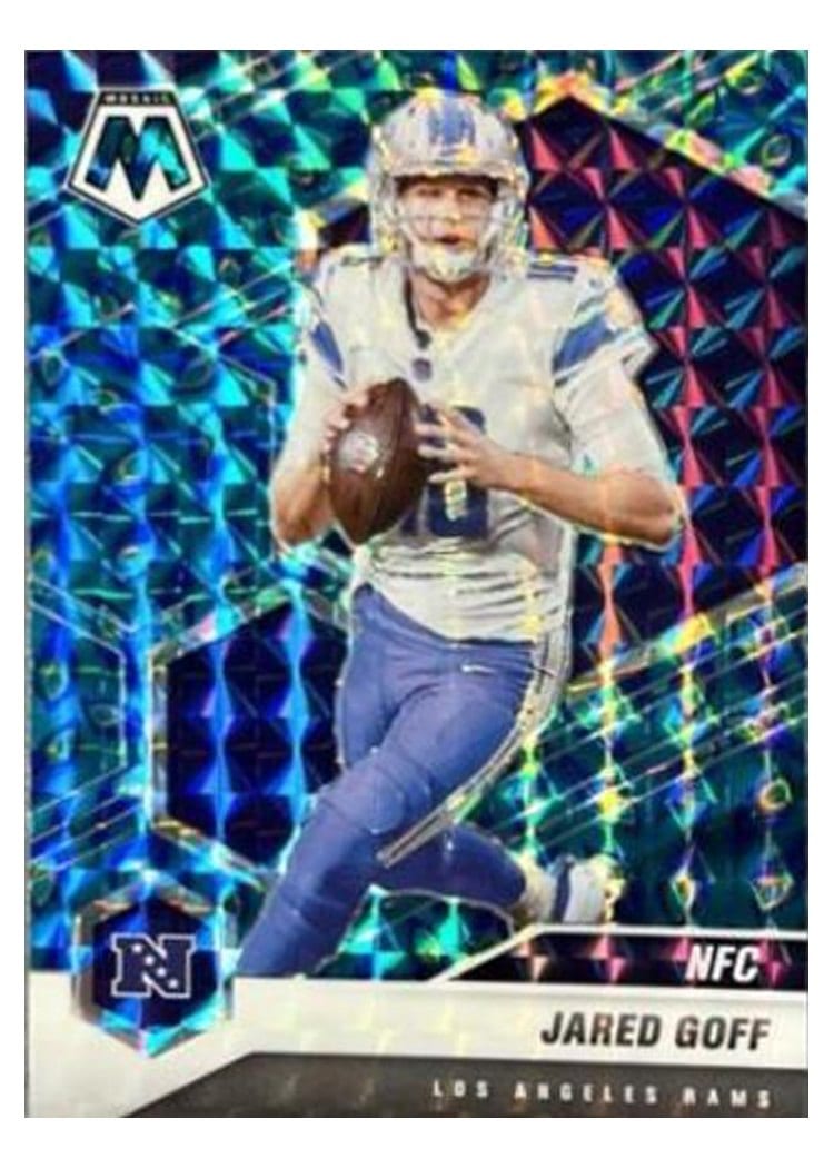 2021 Panini Mosaic Base Set Jared Goff #207 card