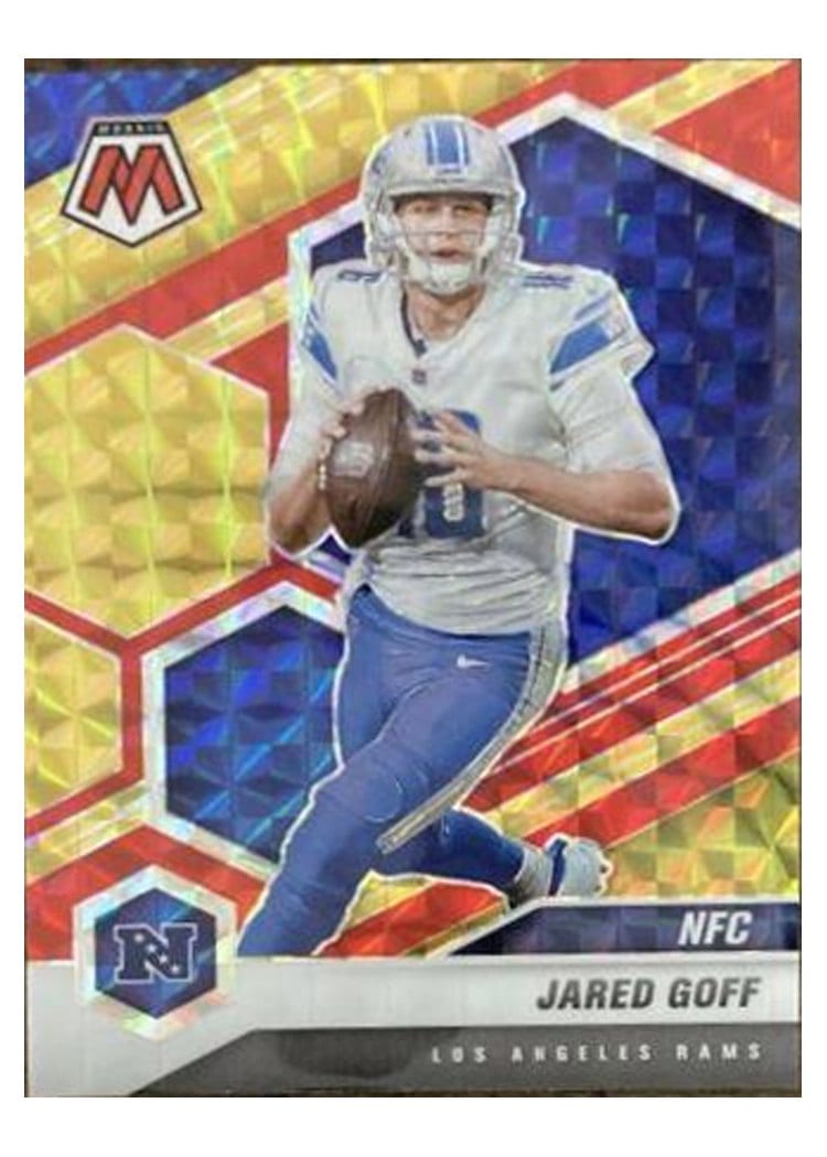 2021 Panini Mosaic Base Set Jared Goff #207 card