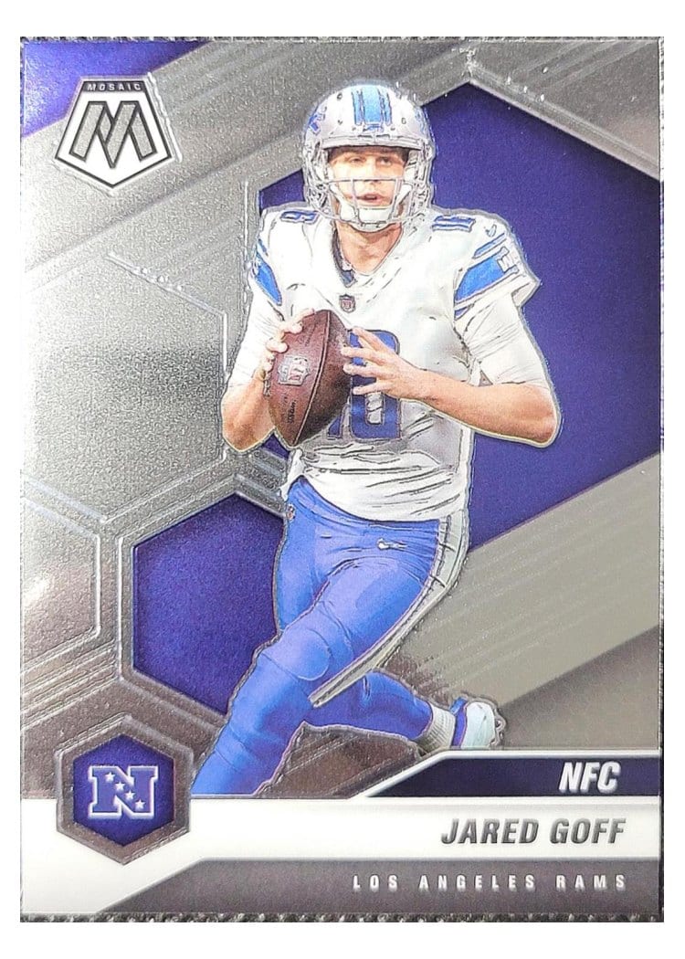 2021 Panini Mosaic Base Set Jared Goff #207 card