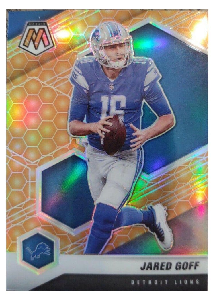 2021 Panini Mosaic Base Set Jared Goff #72 card