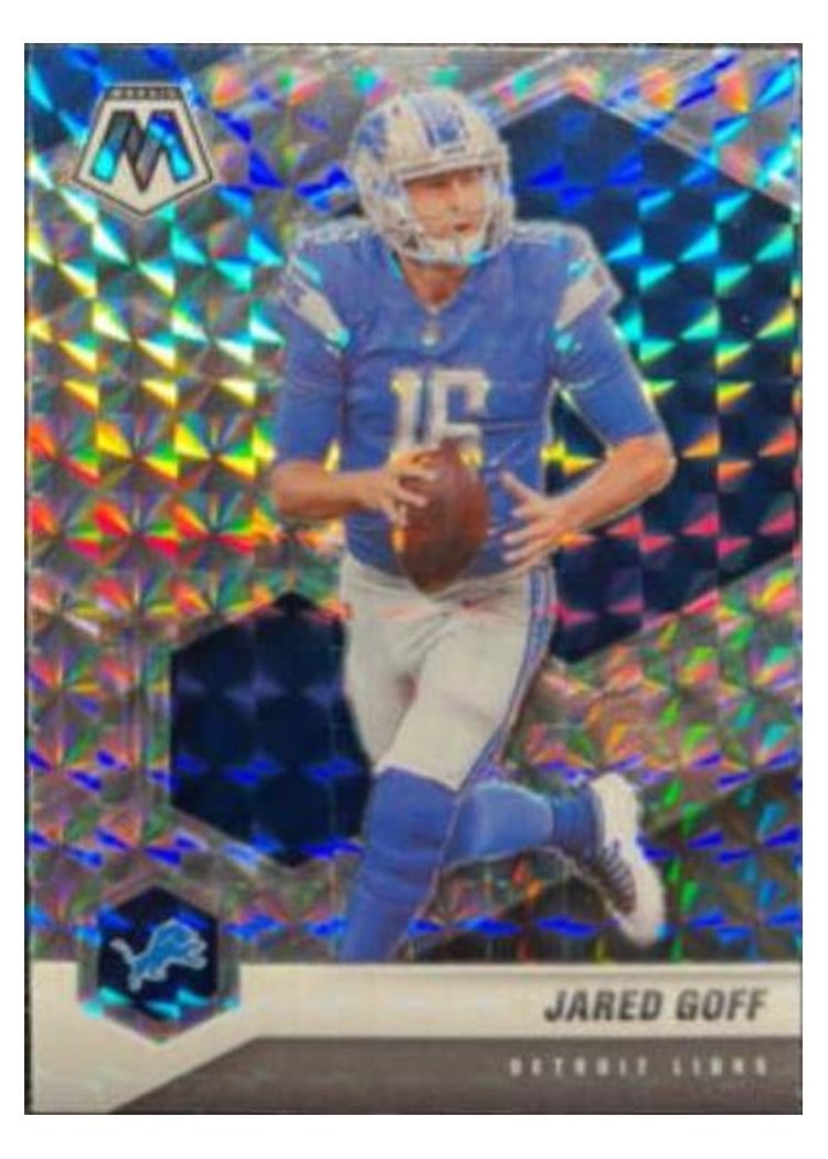 2021 Panini Mosaic Base Set Jared Goff #72 card