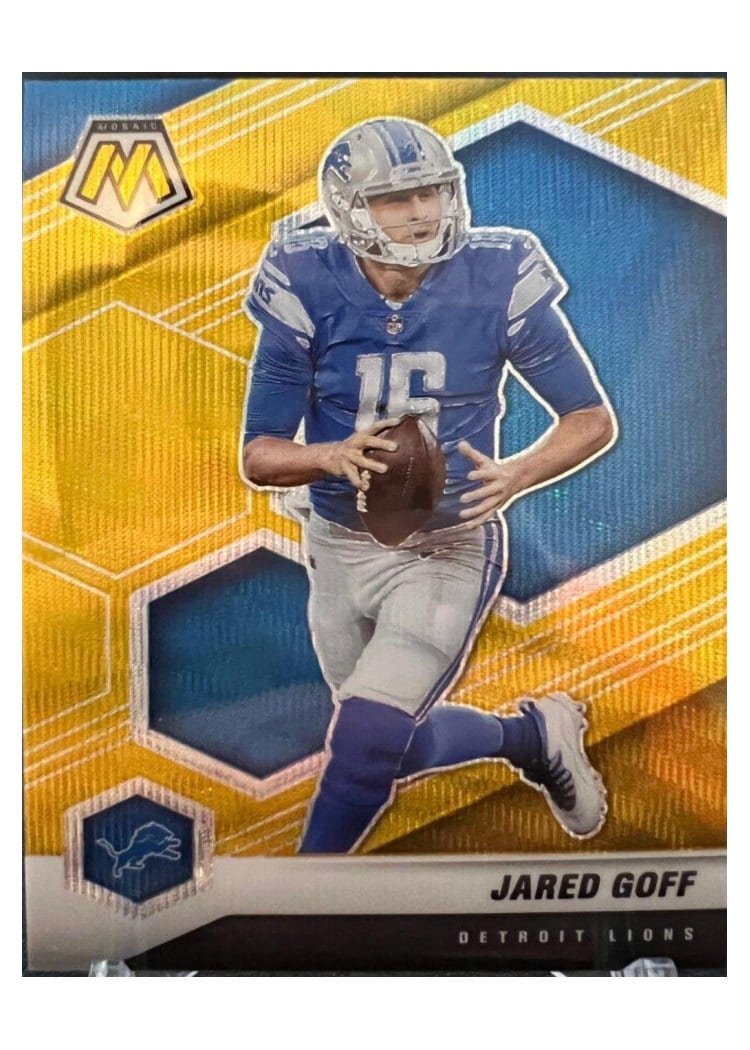 2021 Panini Mosaic Base Set Jared Goff #72 card