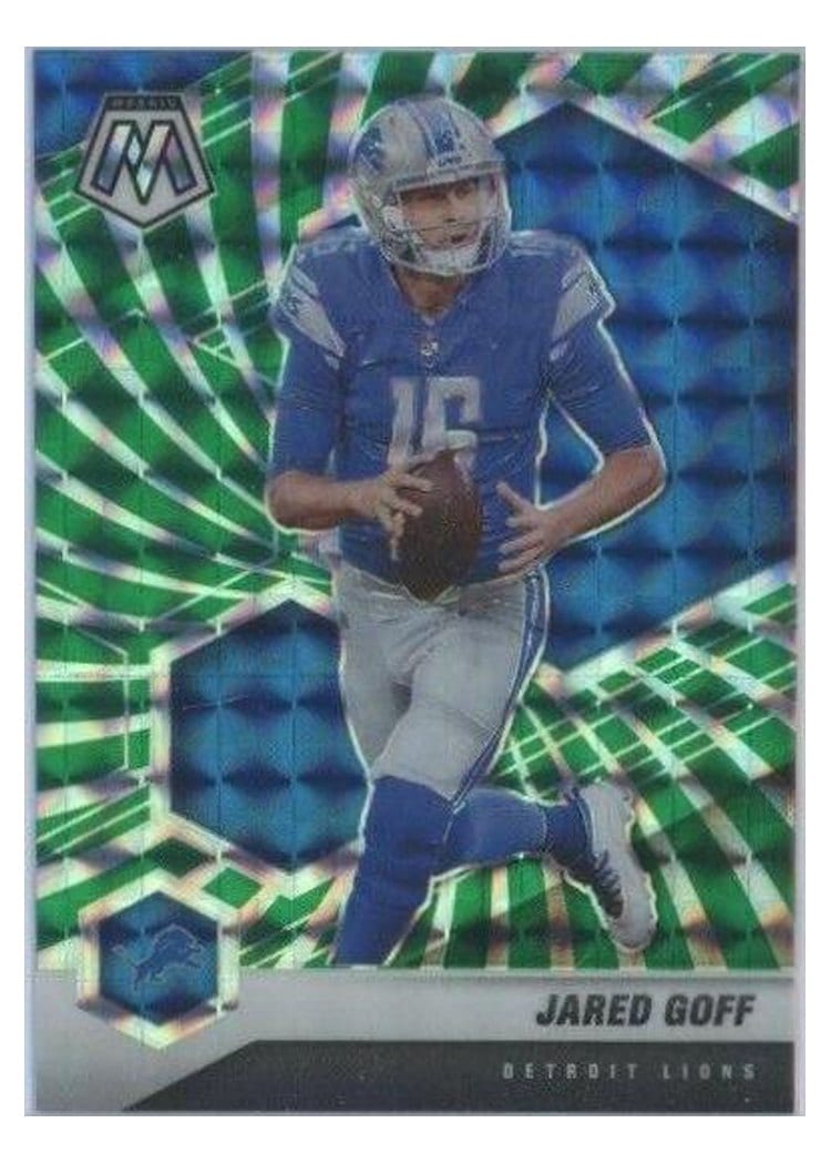 2021 Panini Mosaic Base Set Jared Goff #72 card