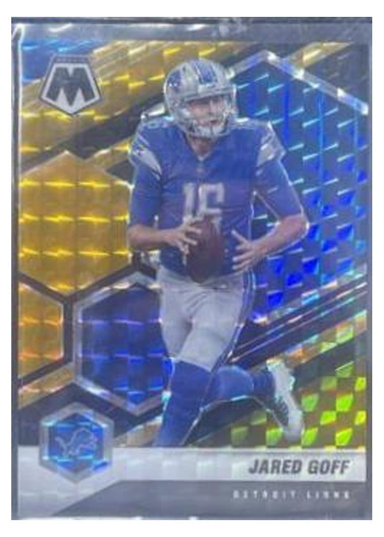 2021 Panini Mosaic Base Set Jared Goff #72 card