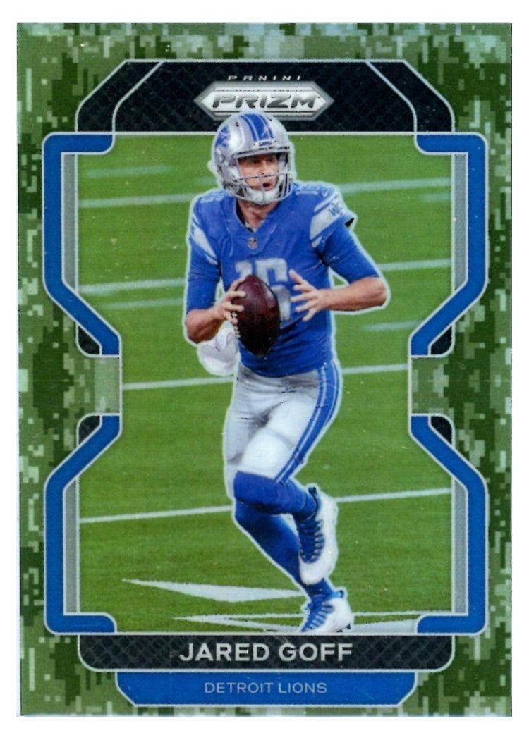 2021 Panini Prizm Base Set Jared Goff #148 card