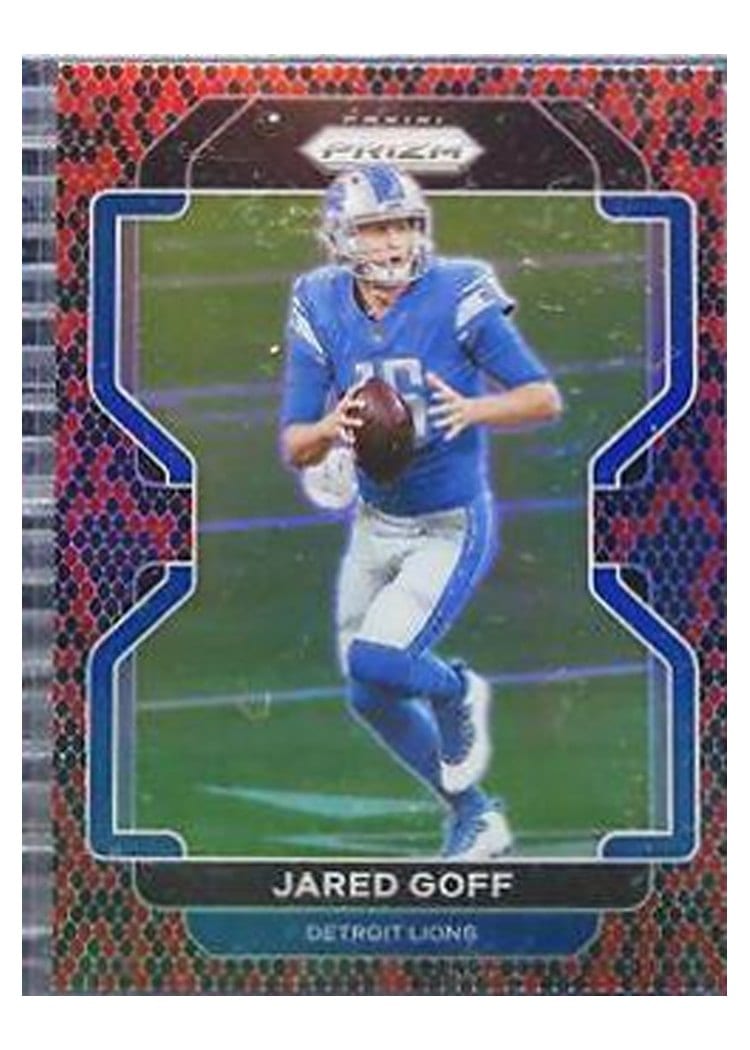 2021 Panini Prizm Base Set Jared Goff #148 card