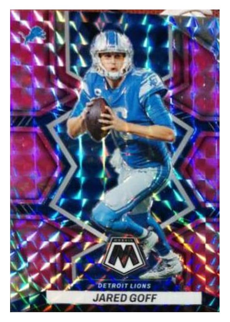 2022 Panini Mosaic Base Set Jared Goff #64 card