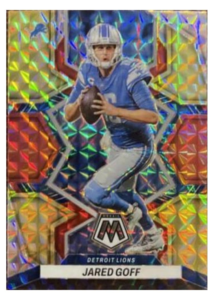 2022 Panini Mosaic Base Set Jared Goff #64 card