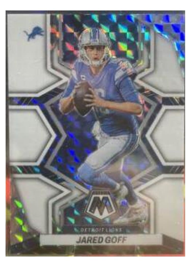 2022 Panini Mosaic Base Set Jared Goff #64 card