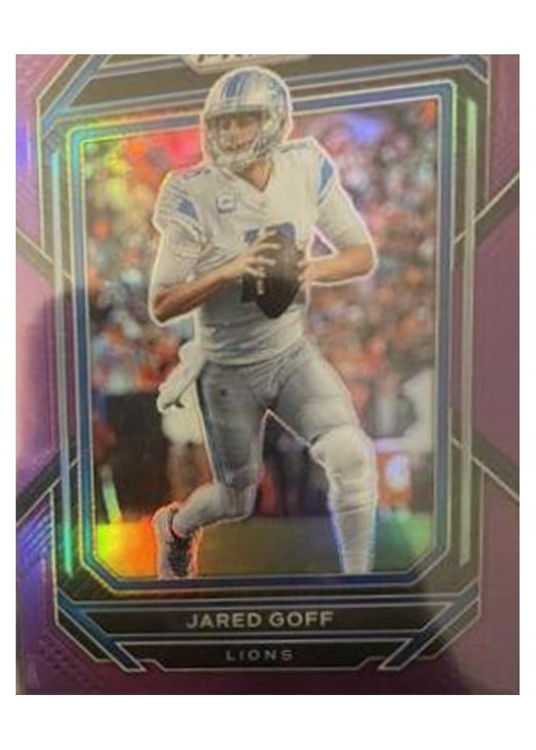 2022 Panini Prizm Base Set Jared Goff #95 card