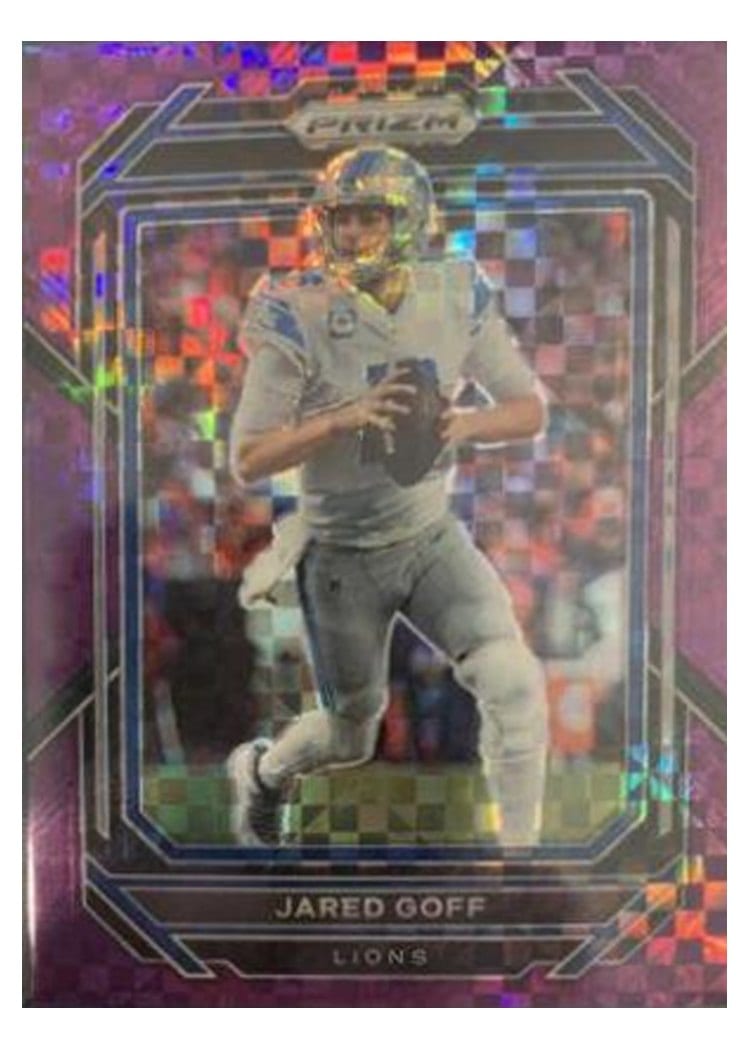 2022 Panini Prizm Base Set Jared Goff #95 card