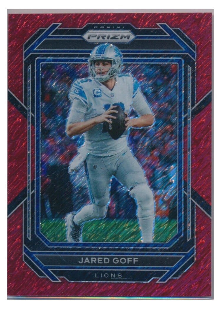 2022 Panini Prizm Base Set Jared Goff #95 card