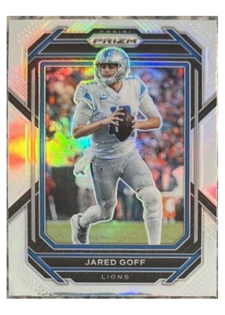 2022 Panini Prizm Base Set Jared Goff Silver #95 card