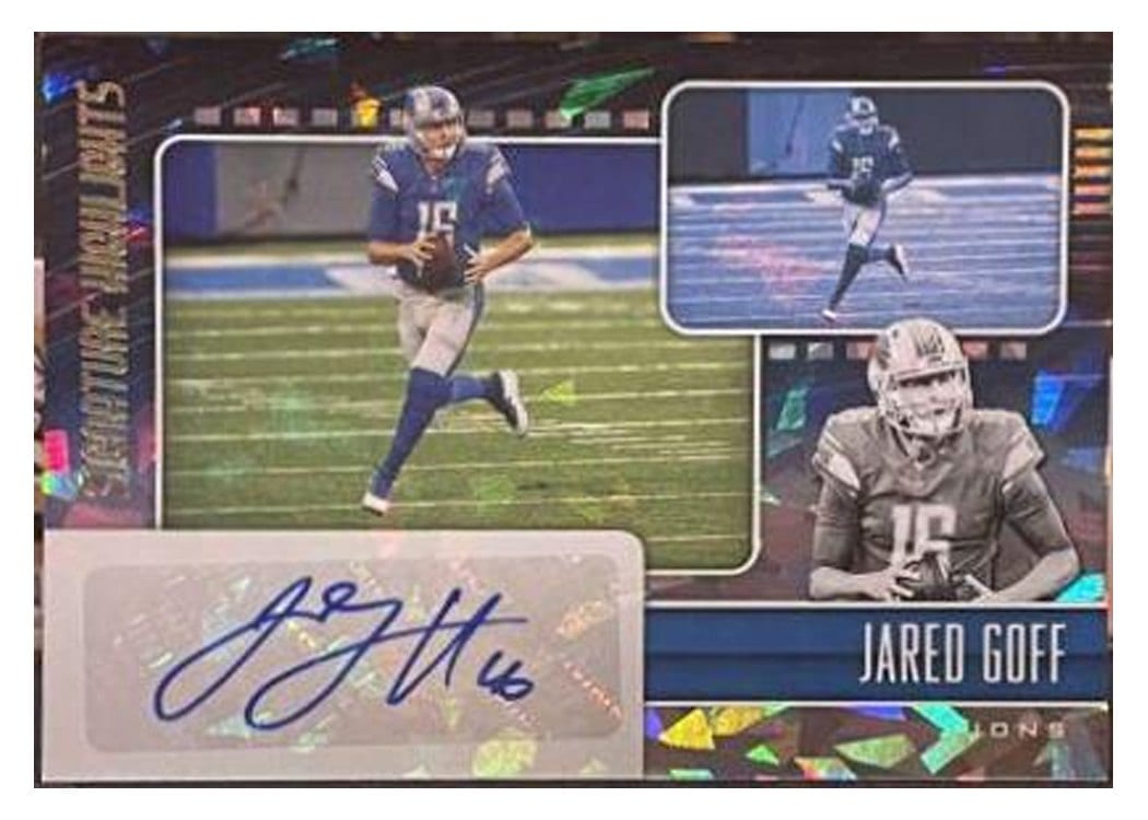 2023 Panini Legacy Signature Highlights Jared Goff #SH47 card