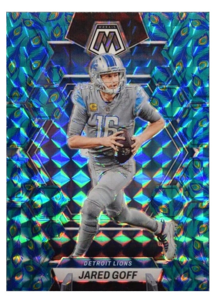 2023 Panini Mosaic Base Set Jared Goff #185 card