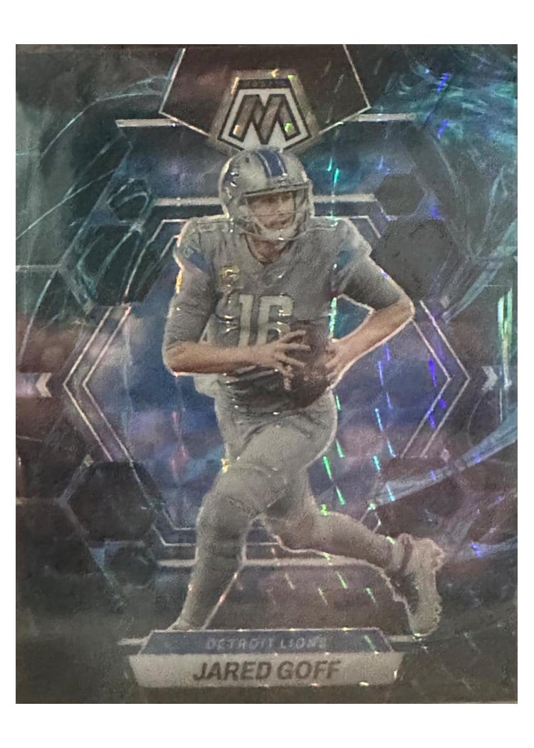 2023 Panini Mosaic Base Set Jared Goff #185 card