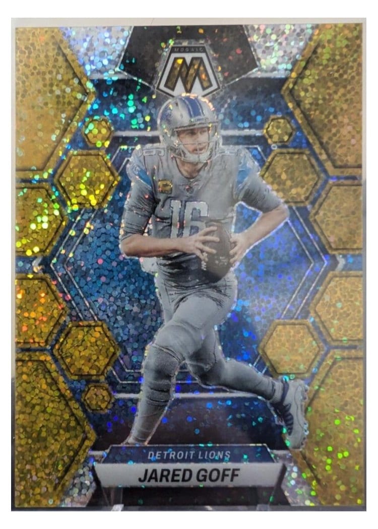 2023 Panini Mosaic Base Set Jared Goff #185 card