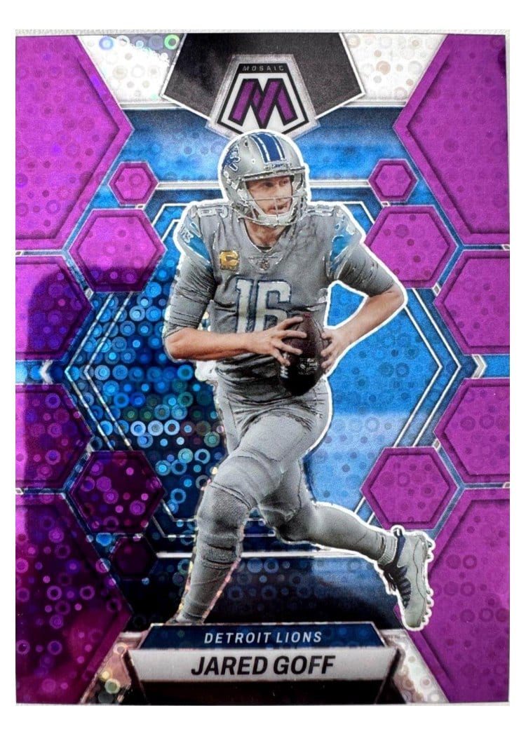 2023 Panini Mosaic Base Set Jared Goff #185 card