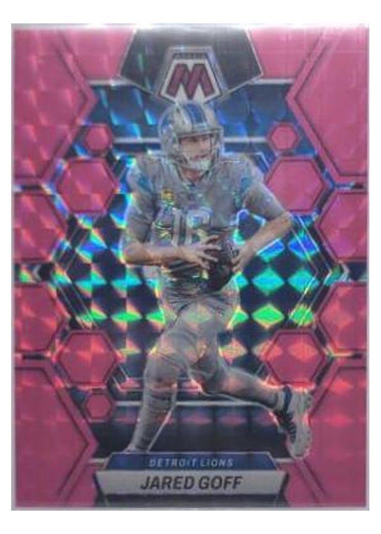 2023 Panini Mosaic Base Set Jared Goff #185 card