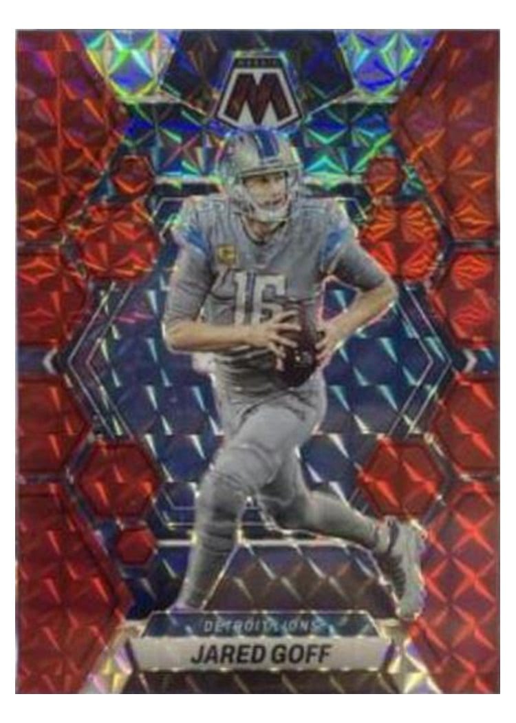 2023 Panini Mosaic Base Set Jared Goff #185 card