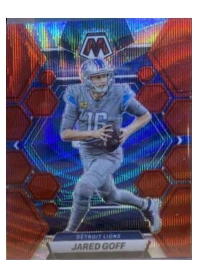 2023 Panini Mosaic Base Set Jared Goff #185 card
