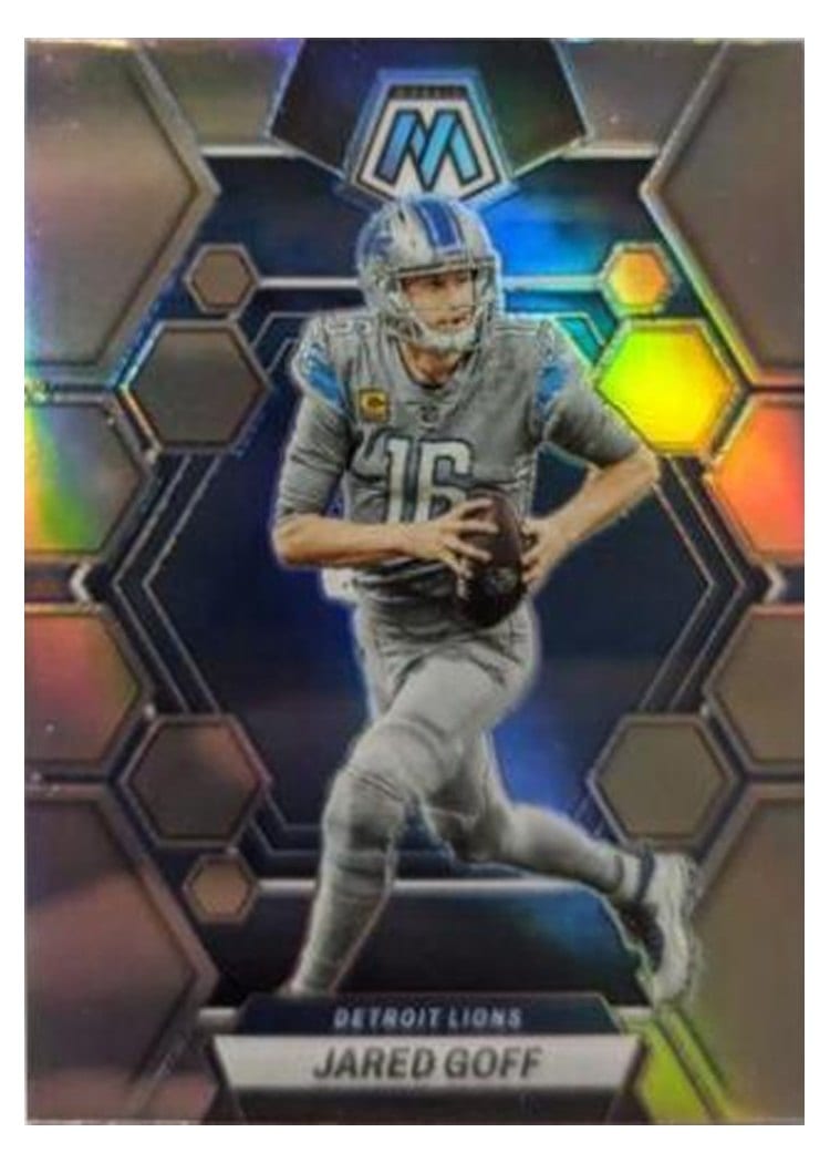 2023 Panini Mosaic Base Set Jared Goff #185 card