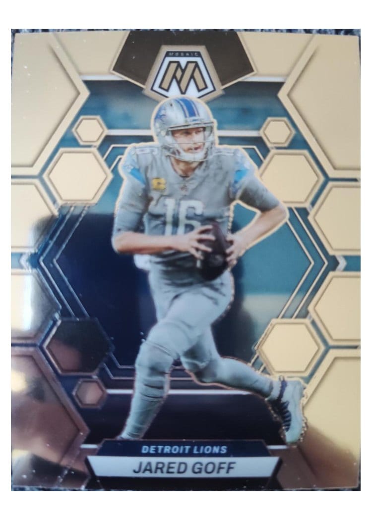 2023 Panini Mosaic Base Set Jared Goff #185 card