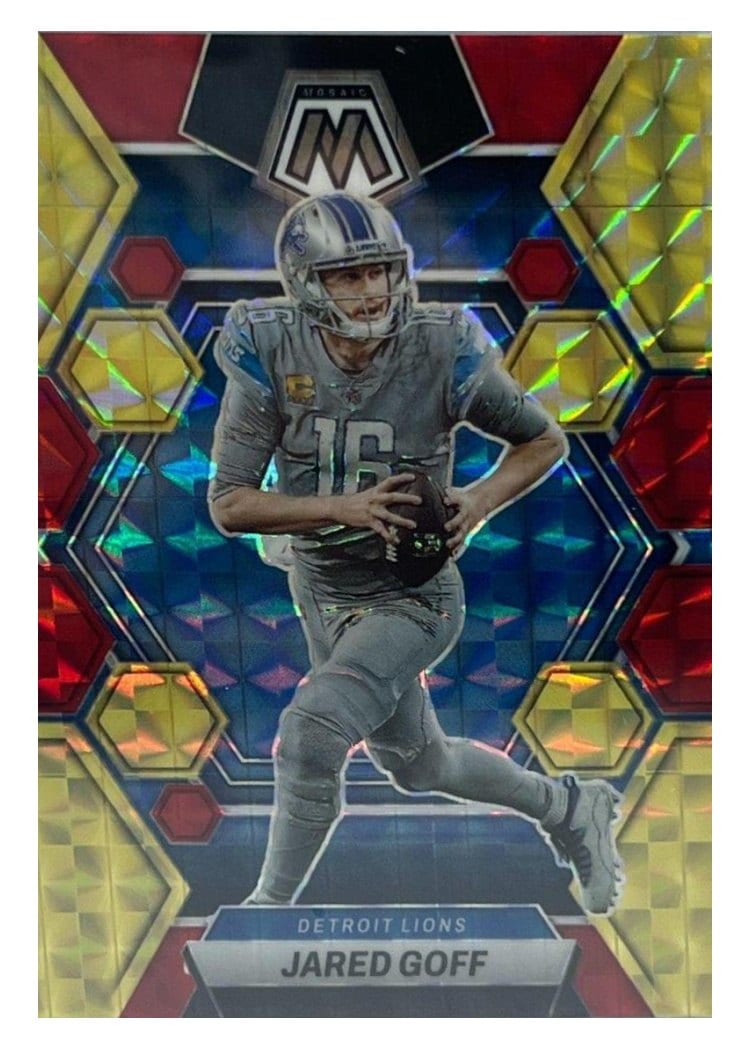 2023 Panini Mosaic Base Set Jared Goff #258 card