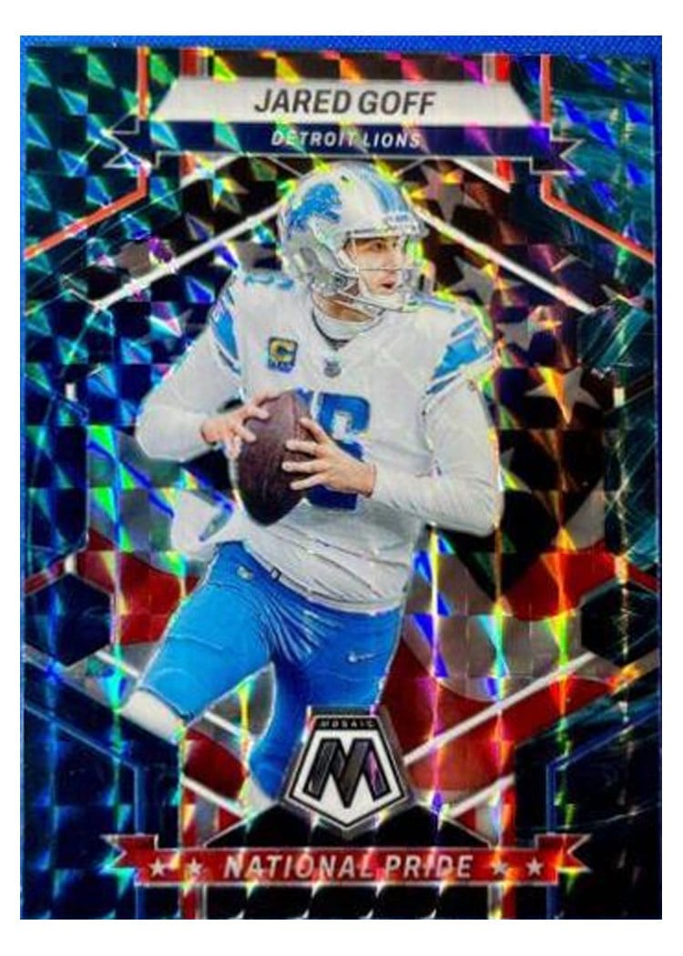 2023 Panini Mosaic Base Set Jared Goff #258 card